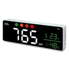 CO2濃度計 温度湿度計 デジタル表示 本体のサムネイル