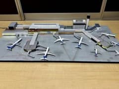 ぽろ様専用1/500 伊丹空港ジオラマ 9機駐機可能 フル電飾 フル