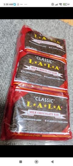LALA milk chocolate bar 12個 フィリピン チョコレートのサムネイル