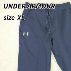UNDER ARMOUR UAブラッシュドウーブンパンツ XL ネイビー メンズのサムネイル