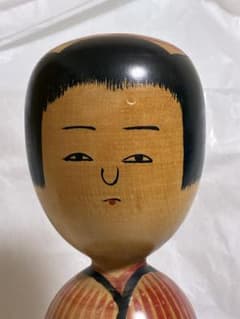 秋田木地山系木地山こけし 現代の名工 小椋久太郎作 高さ約39.8cm
