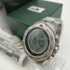 PROTREK PRW-3100T 電波ソーラー メタルバンド 箱 コマ 取説 PROTREK PRW-3100T 電波ソーラー メタルバンド 箱 コマ 取説