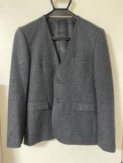 UNITED ARROWS ノーカラー　ウールジャケットのサムネイル