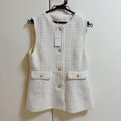 any SiS ホワイト ベスト　ジレ　晴れ着　仕事着　入園式　入学式 m28291447473_1.jpg?1770080369
