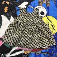 スカル柄ノースリーブワンピースのサムネイル