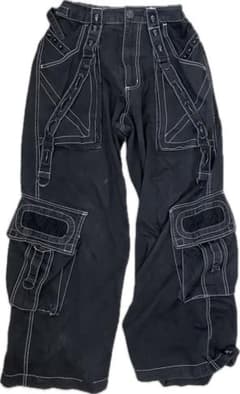 【レア】TRIPP NYC ワークパンツ　黒のサムネイル