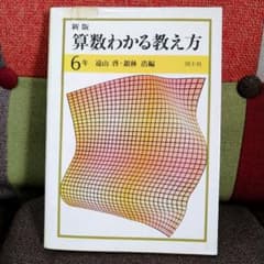希少 新版 算数わかる教え方6年 遠山啓 銀林浩 水道方式 TOSS