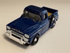 Chevrolet Apache ミニカー ブルーのサムネイル