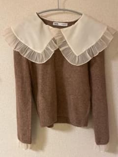 ZARA襟付きニットのサムネイル