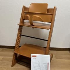 美品】ストッケ トリップトラップ チェリー ベビーセット付き S/N5