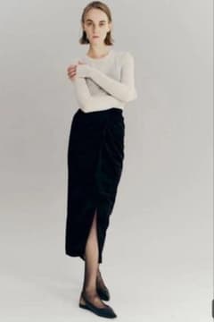 laubeblanc Velvet Pencil Skirt Mのサムネイル