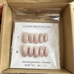 ネイルチップピンク xsのサムネイル