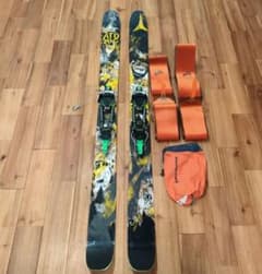 テレマークスキー ビンディングO1 ブラックダイヤモンド シール付き