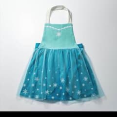 新品☆ベルメゾン　エルサ　キッズエプロン☆のサムネイル