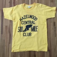 Vintage ラッセル ゴールドタグ ラバープリントTシャツのサムネイル
