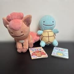 値下げ】へんしん！メタモン ロコン ゼニガメ ぬいぐるみセット【タグ