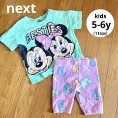 넥스트 디즈니 미키 미니 반팔 설정 5-6yrs 남녀 겸용