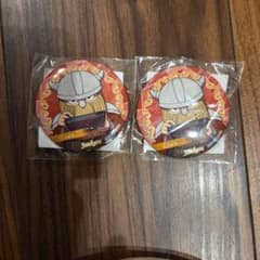 バイキングキャラクター缶バッジ2個セットのサムネイル