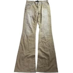 DIESEL black gold flare pants ltaly製 - メルカリ