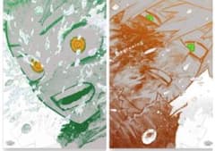 ヒロアカ　原画展　アートポスター　緑谷出久　爆豪勝己　A2サイズ　未開封のサムネイル