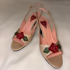 【新品同様】Pink magnetic ハイヒール　パンプス　22.5cm　花柄のサムネイル
