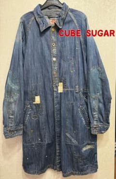 CUBE SUGAR デニムワンピース　シャツワンピース　Ｍのサムネイル