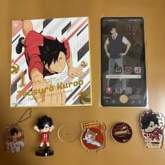 ハイキュー!!　黒尾鉄朗 孤爪研磨アクリルスタンド 5個セット　色紙のサムネイル