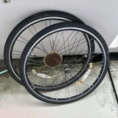 自転車用ホイール 前後セット クリンチャータイヤ付きのサムネイル