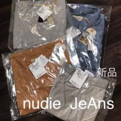ヌーディー ジーンズ 新品  半袖Tシャツ2枚　メンズ長袖シャツ　ショーツのサムネイル