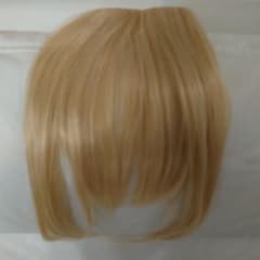【ミー♪様専用】前髪ウィッグ ライトブロンド クリップ式のサムネイル