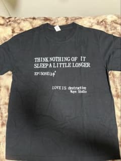 黒 Tシャツ テキストプリントのサムネイル