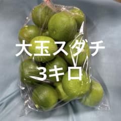 大玉スダチ　加工用　3キロのサムネイル