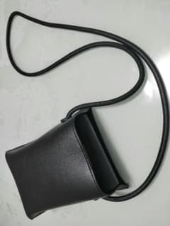 ブラック スマホショルダーバッグ ミニポーチのサムネイル