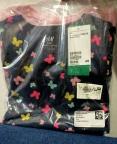 新品 H&M オーガニックコットン Tシャツ 2枚セット 110/115のサムネイル