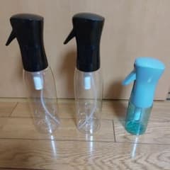 スプレーボトル 3本セット 黒 青のサムネイル
