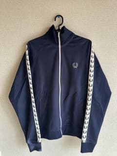 Fred Perry ネイビー ジャージ Sサイズ。いちごみるく様 - メルカリ