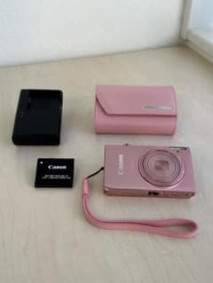 Canon IXY430F ピンク バッテリーチャージャー付き 純正ケース付】Canon IXY 430F ピンク（ストラップ・充電器付） - メルカリ