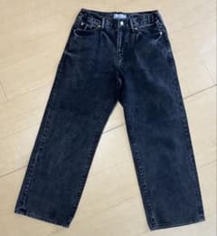 レイジブルー ブラックデニム ワイド Sサイズのサムネイル