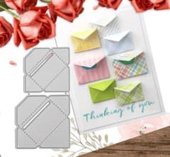 新品未使用☆カッティングダイ】ミニ封筒 envelope - メルカリ