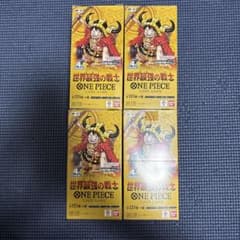 ワンピースカードゲーム 世界最強の戦士 4box テープカット - メルカリ
