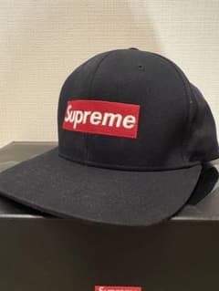 え*ー様 Supreme ボックスロゴ キャップ ブラックのサムネイル