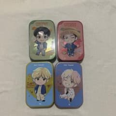 BTS Tinytan 缶ケース 4点セットのサムネイル