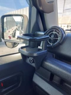 車内用 ブラック ドリンクホルダーのサムネイル