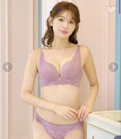 アルカンジュ aimerfeel ブラジャー&ショーツ3点セット E75/L/Lのサムネイル