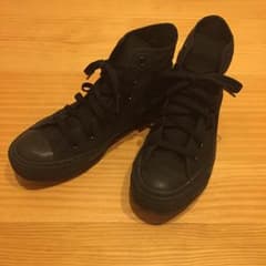 コンバースオールスター オールブラックのサムネイル