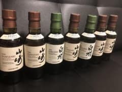 サントリーシングルモルトウイスキー 山崎 180ml 5本+白州180ml 2本のサムネイル