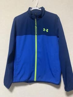 UNDER ARMOUR ジップアップウィンドブレーカー ネイビー/ブルーのサムネイル