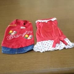 春の遊び着犬服2枚セットのサムネイル