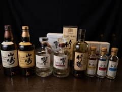 空き瓶  ブルーラベル・響12年・山崎12年・竹鶴 サントリー 山崎 響 ニッカ 竹鶴 ウイスキー 空瓶セット - メルカリ