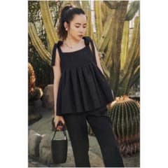 【JOIEVE】swan cami / jacquard パンツ　セットアップのサムネイル